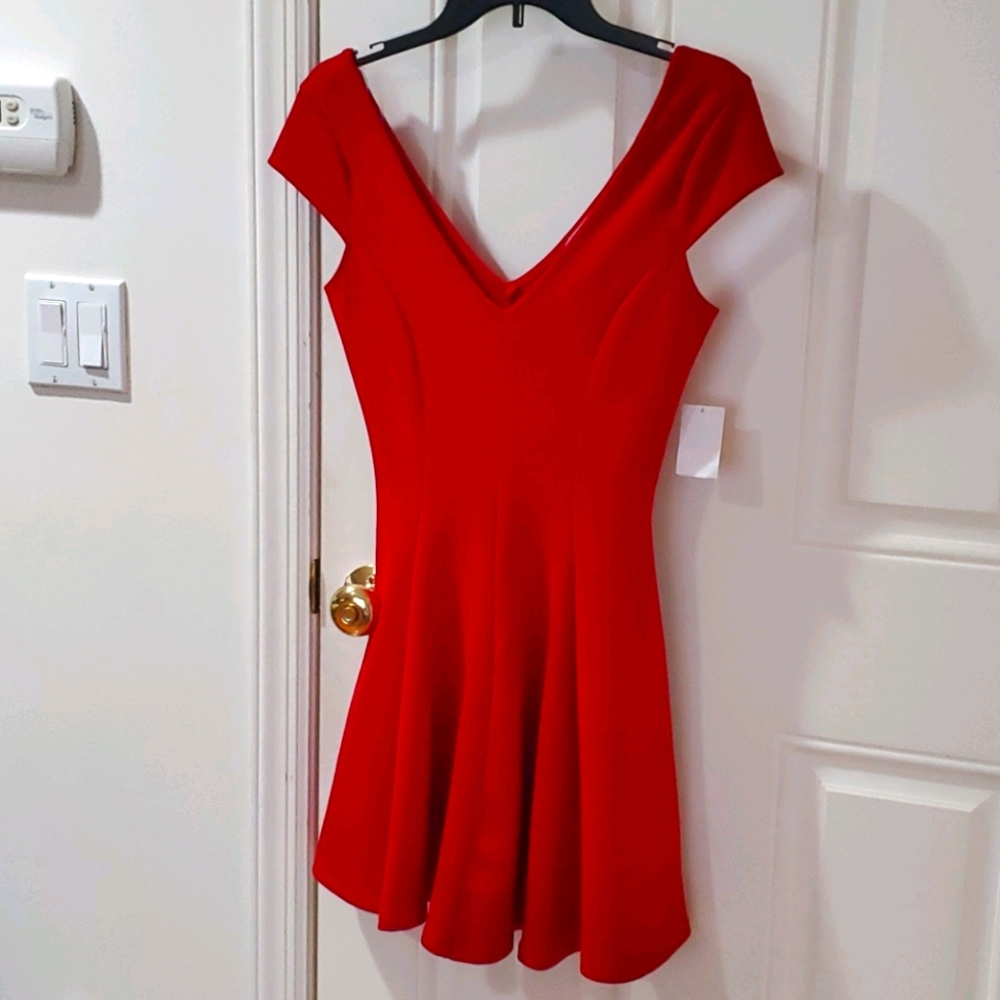 Sexy red dress
